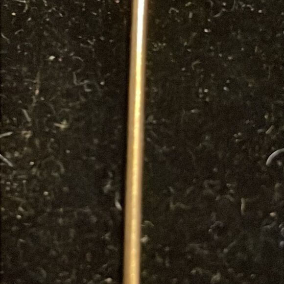 Vintage-1960s-gold tone hexagonal shaped tie tack/lapel pin - Picture 4 of 12